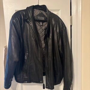 Black Vintage Soft Leather Jacket